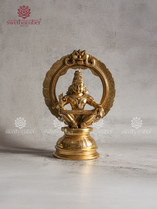 Lord Ayyappa Brass Statue| Sabarimala Temple, Pilgrimage & Devotion