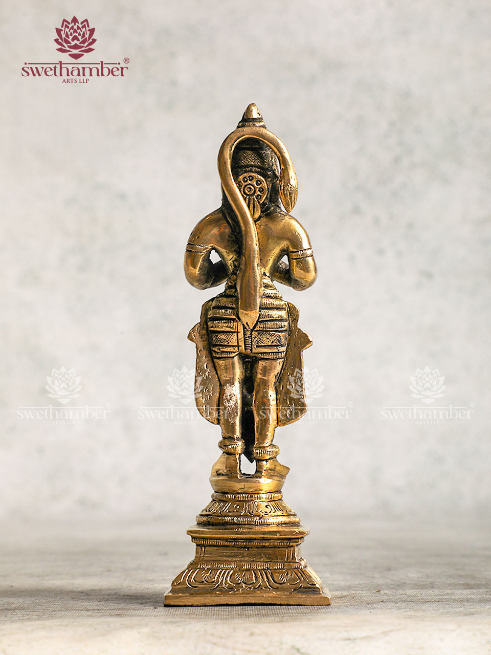 Antique Brass Hanuman statue