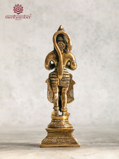 Antique Brass Hanuman statue
