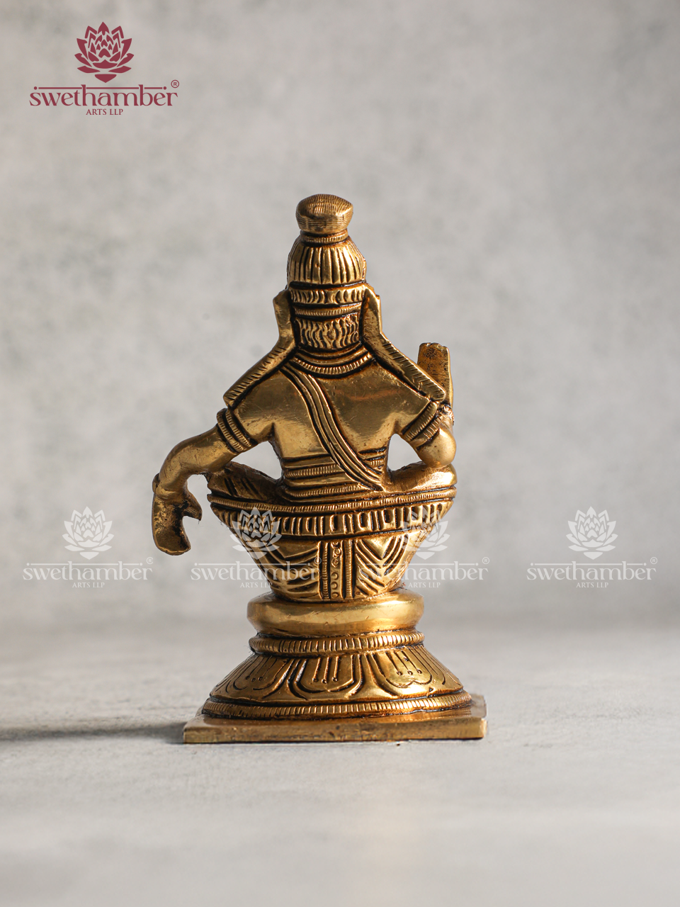 Brass Sabarimala Ayyappa Swamy Statue