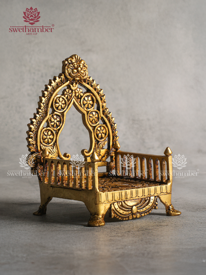 Brass Prabhavali Pita – Decorative Base Stand