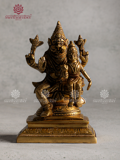 Narasimha Idol – Powerful Lord Narasimha Statue for Protection & Home Temple