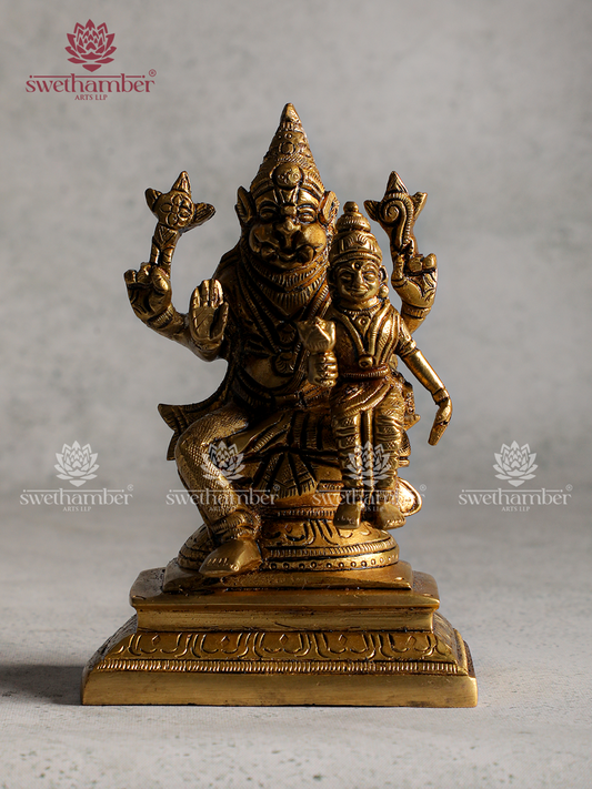 Narasimha Idol – Powerful Lord Narasimha Statue for Protection & Home Temple