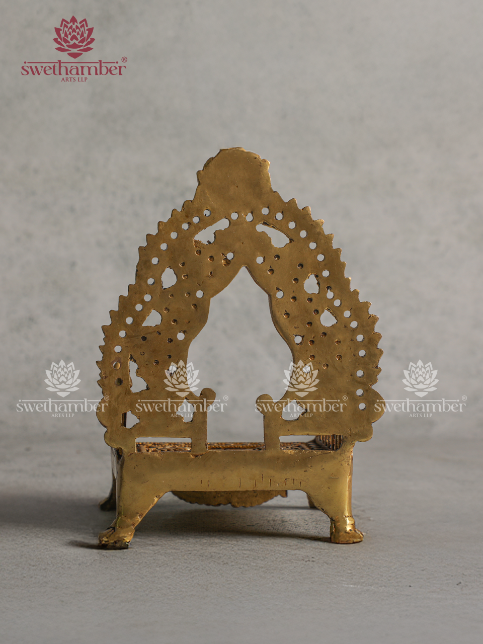 Brass Prabhavali Pita – Decorative Base Stand
