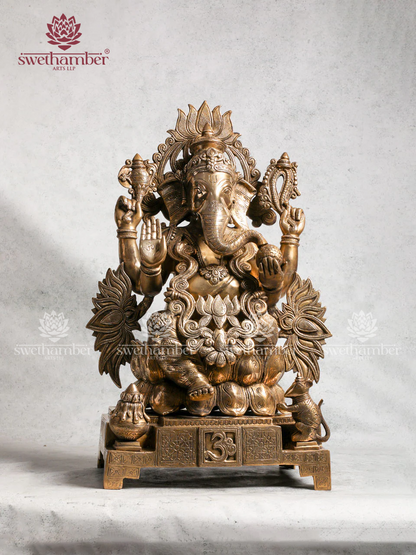 Brass Ganesha Murti