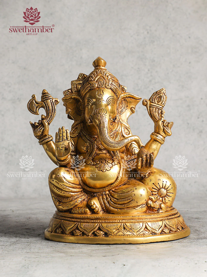 Ganesh Brass Figurine