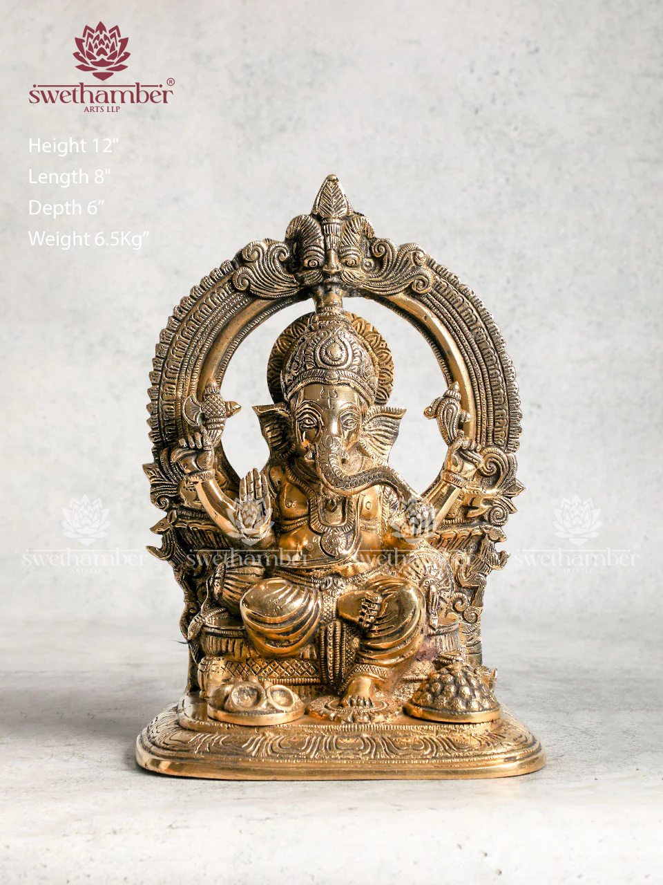 Brass Ganesha Statue