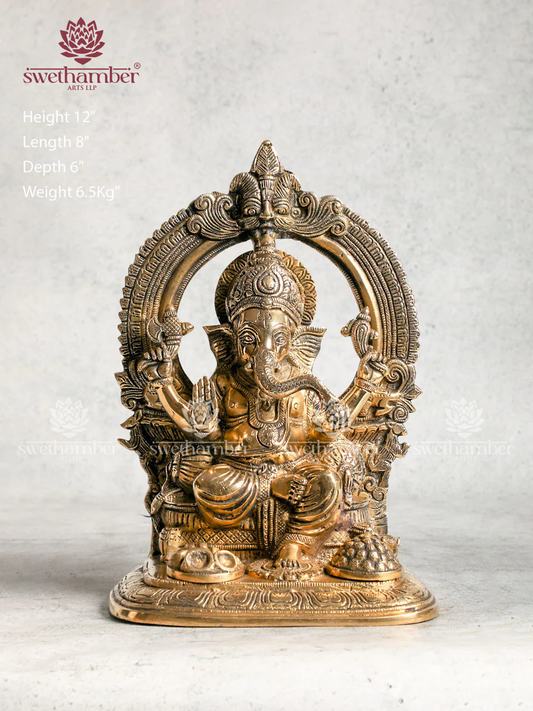 Brass Ganesha Statue