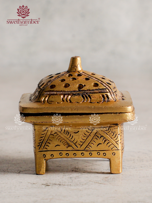 Handcrafted Brass Dhoop Danam / Dhani