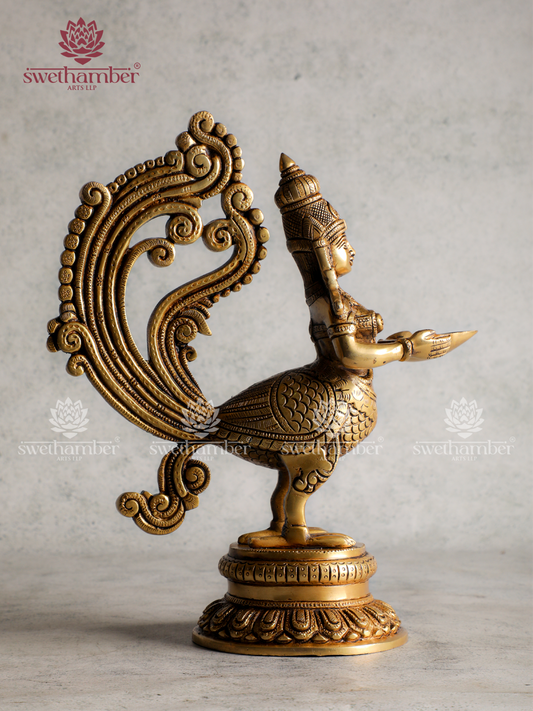 Garuda Deepa Brass Lamp