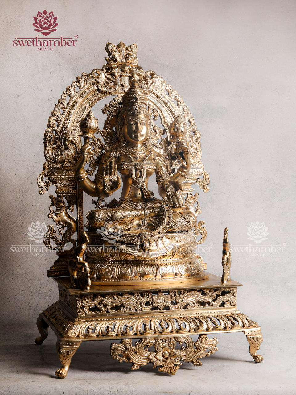 Traditional Bronze Lakshmi Mata Sculpture