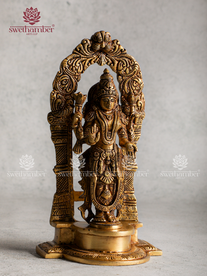 Standing Goddess Lakshmi Idol