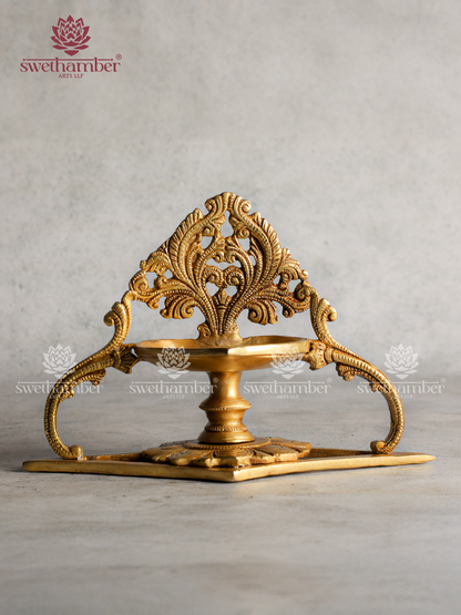 Brass Deepa Lamp – Traditional Decorative Deepam for Pooja & Home Décor