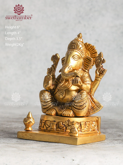 Ganesh Brass Figurine