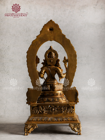 Sri Rajarajeshwari Devi Brass Statue | Home & Temple Pooja Idol