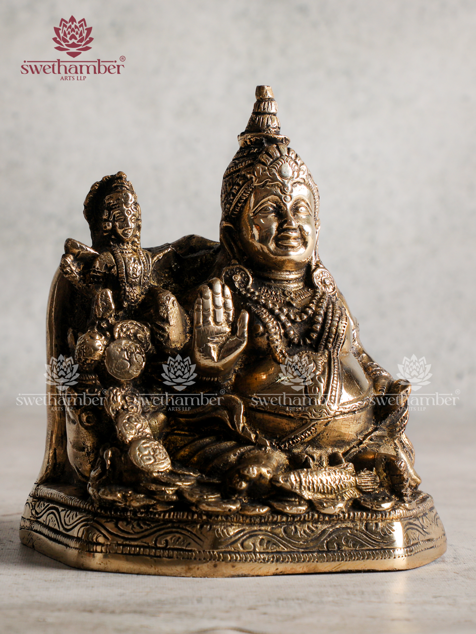Kuber–Lakshmi Statue for Wealth & Prosperity