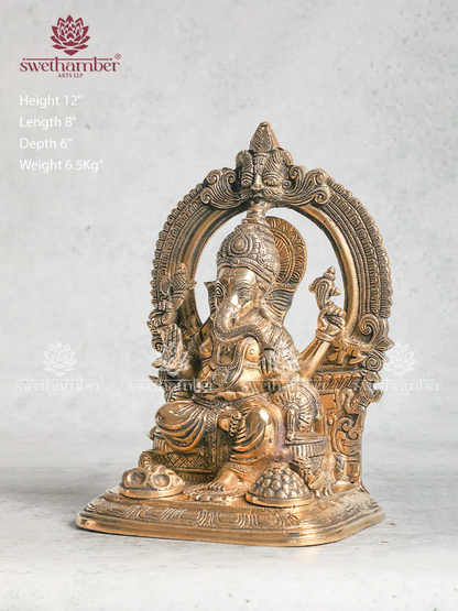 Brass Ganesha Statue