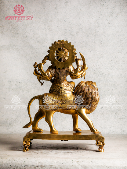Durga Maa Brass Statue