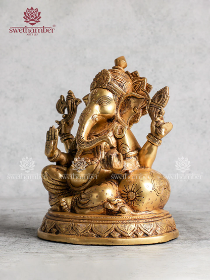 Ganesh Brass Figurine