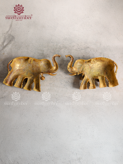 Traditional Elephant Wall Hanging for Pooja & Living Room