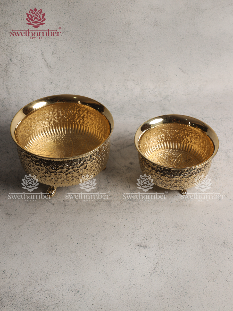 Carved Brass Bowl – Handcrafted Decorative & Gifting Bowl
