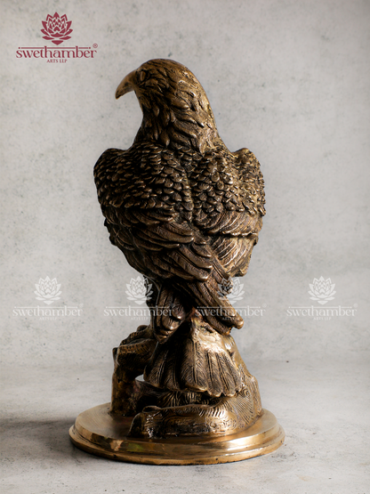 Brass Eagle Statue for Home & Office Decor | Symbol of Strength & Success