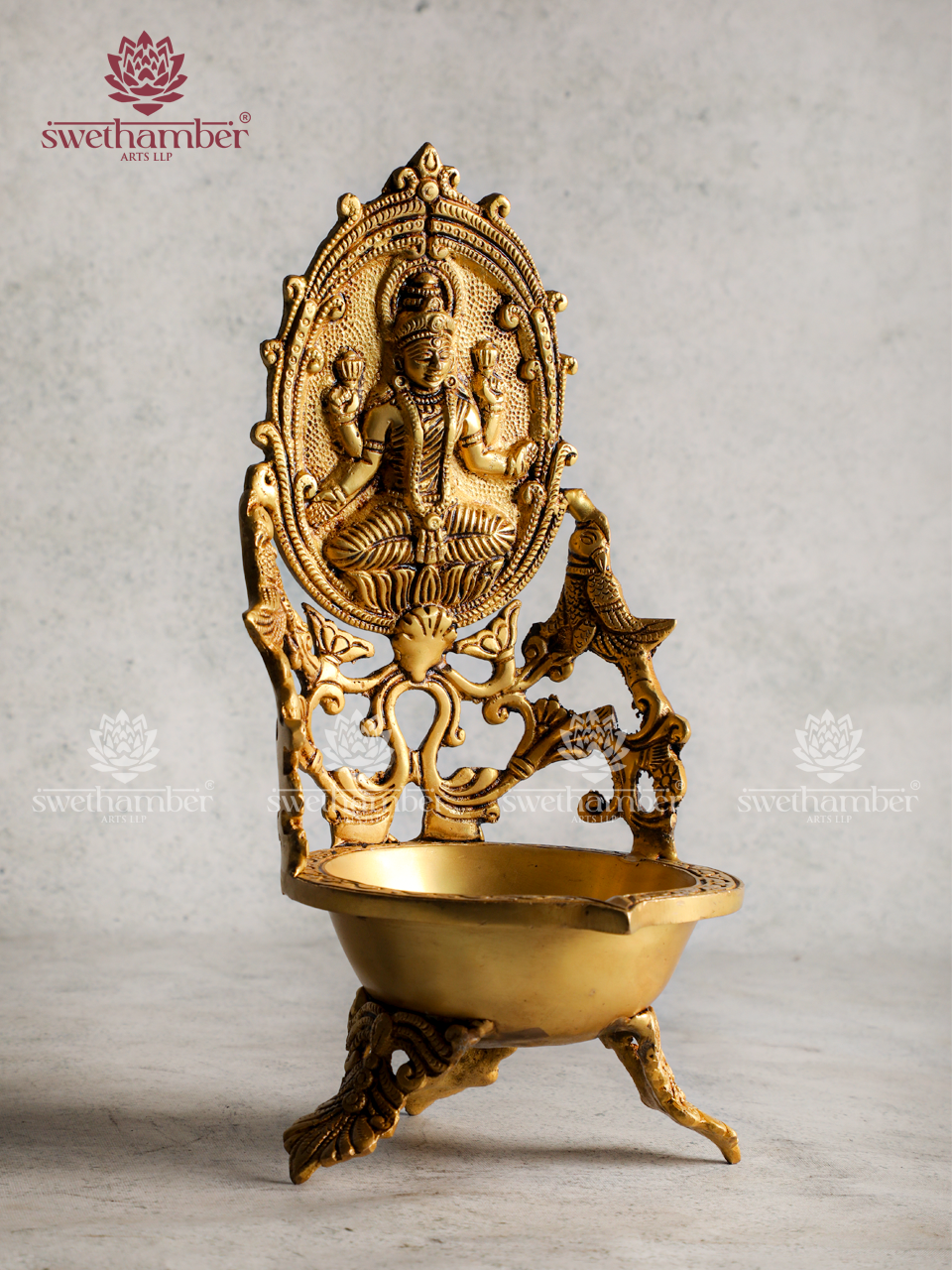 Auspicious Lakshmi Lamp for Home & Temple