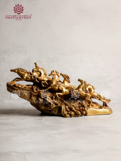 9 Running Horses Sculpture for Home Décor | Symbol of Success & Power