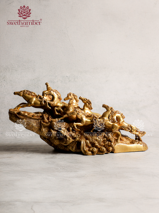 9 Running Horses Sculpture for Home Décor | Symbol of Success & Power