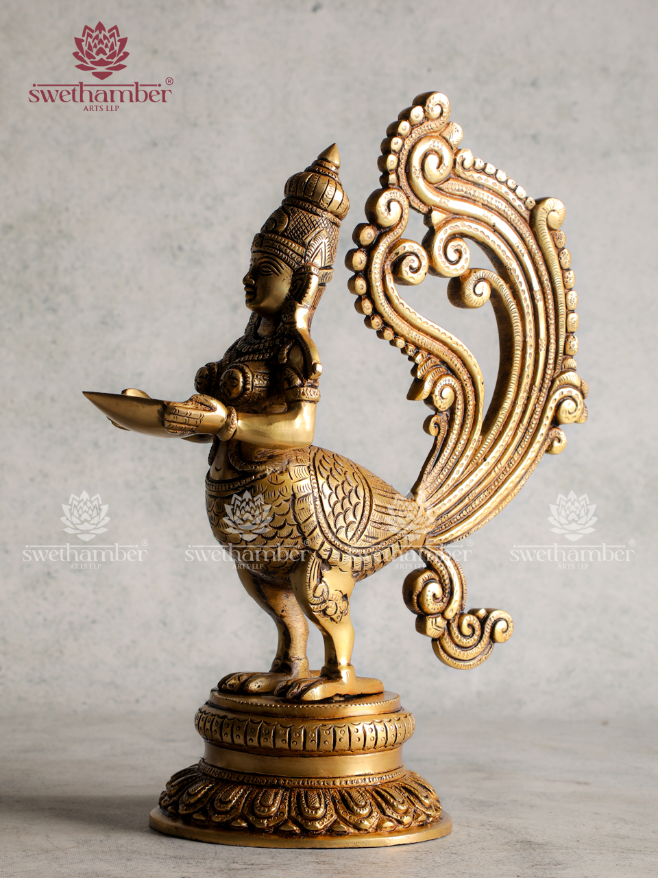 Garuda Deepa Brass Lamp