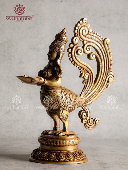 Garuda Deepa Brass Lamp