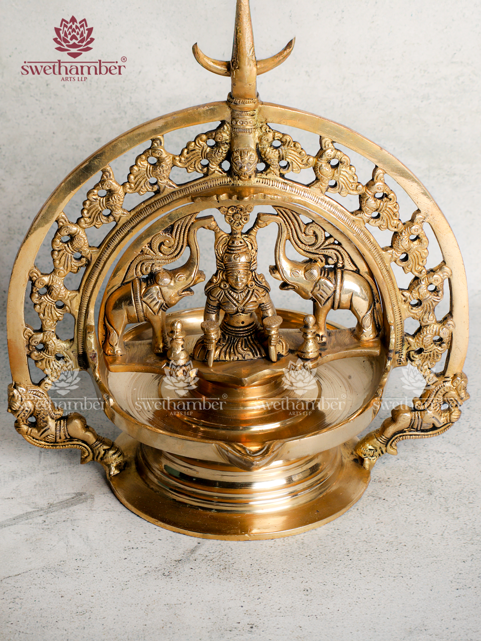 Gajalakshmi Hanging Deepa Lamp