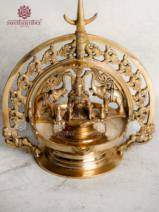 Gajalakshmi Hanging Deepa Lamp