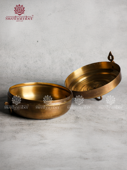 Brass Chapati / Pan Dan Box | Traditional Roti Storage Box