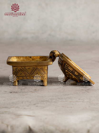 Handcrafted Brass Dhoop Danam / Dhani