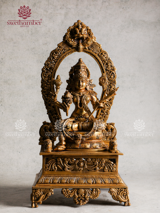 Sri Rajarajeshwari Devi Brass Statue | Home & Temple Pooja Idol