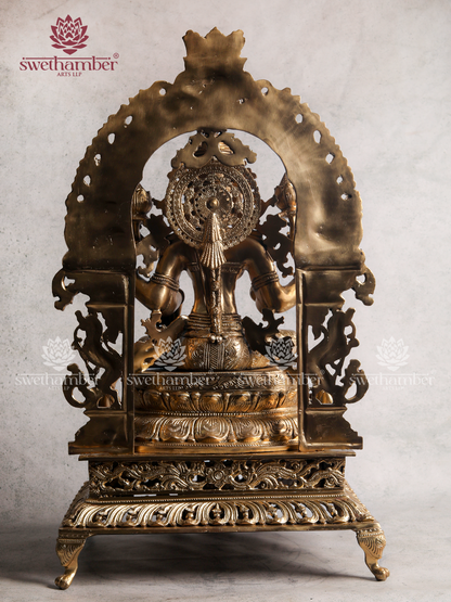 Traditional Bronze Lakshmi Mata Sculpture