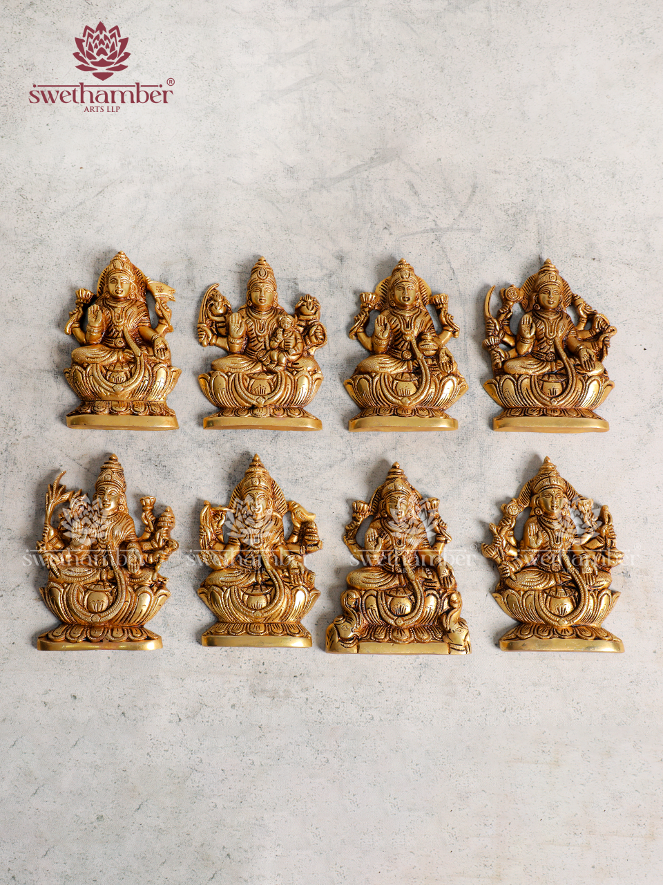Traditional Astalakshmi Wall Hanging for Pooja Room