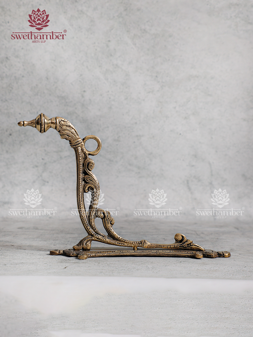 Brass Wall Hanging Brackets for Lamps & Bells