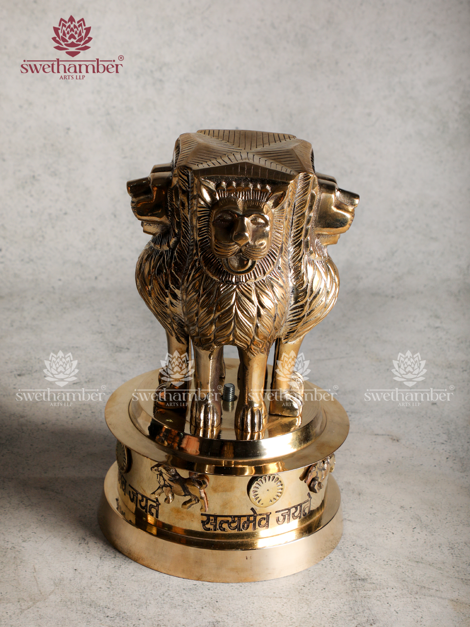 Ashok Stambh Brass Sculpture