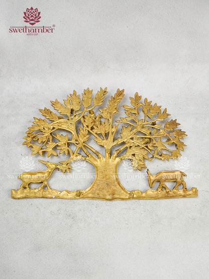 Decorative Brass Tree of Life Wall Hanging | Vastu Home Decor