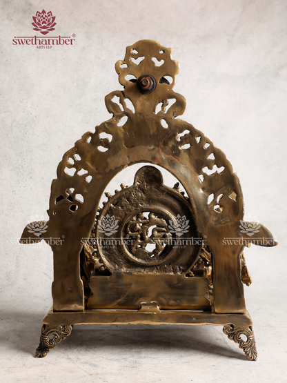 Shri Ram Darbar Idol in Brass | Divine Ayodhya Ram Parivar Statue