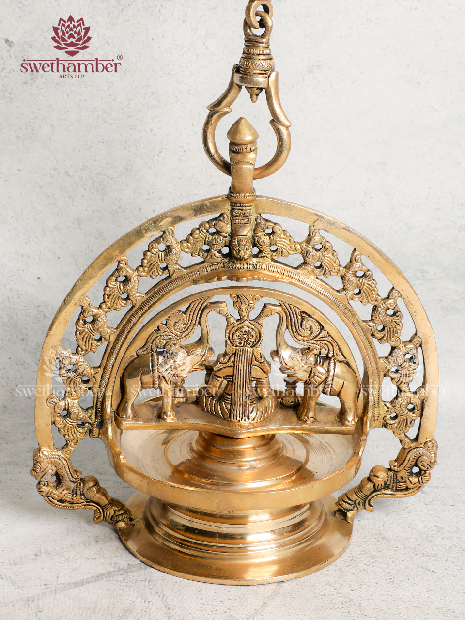Gajalakshmi Hanging Deepa Lamp
