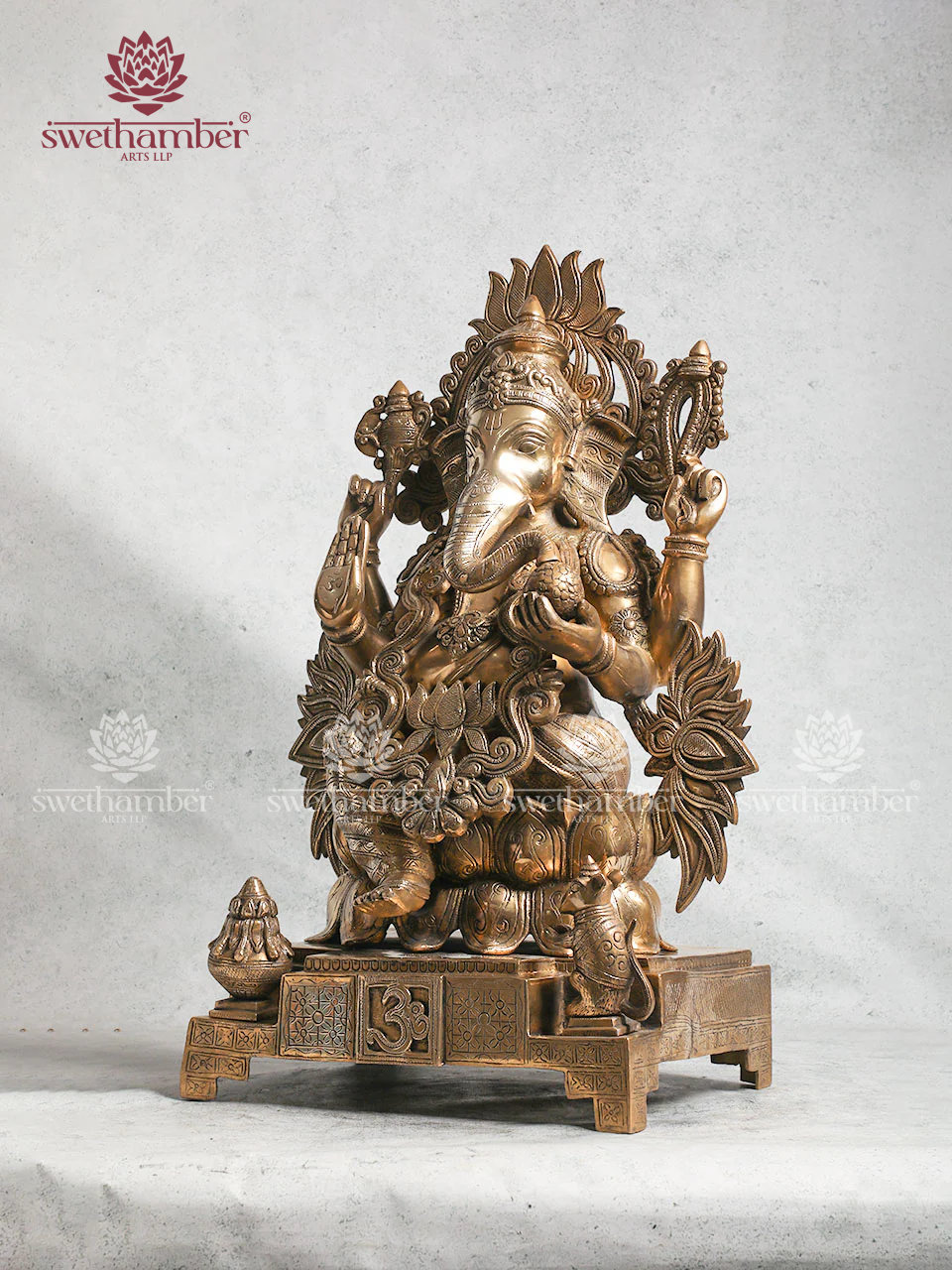 Brass Ganesha Murti