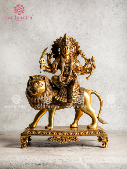 Durga Maa Brass Statue