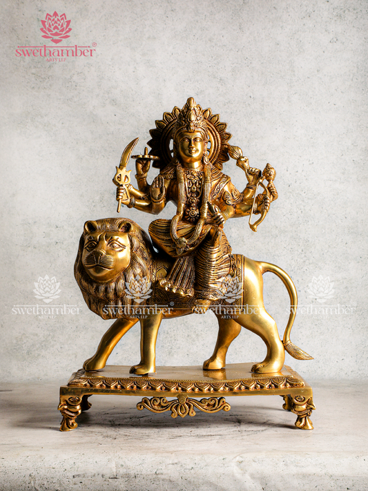 Durga Maa Brass Statue
