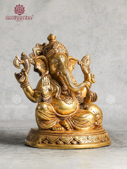 Ganesh Brass Figurine