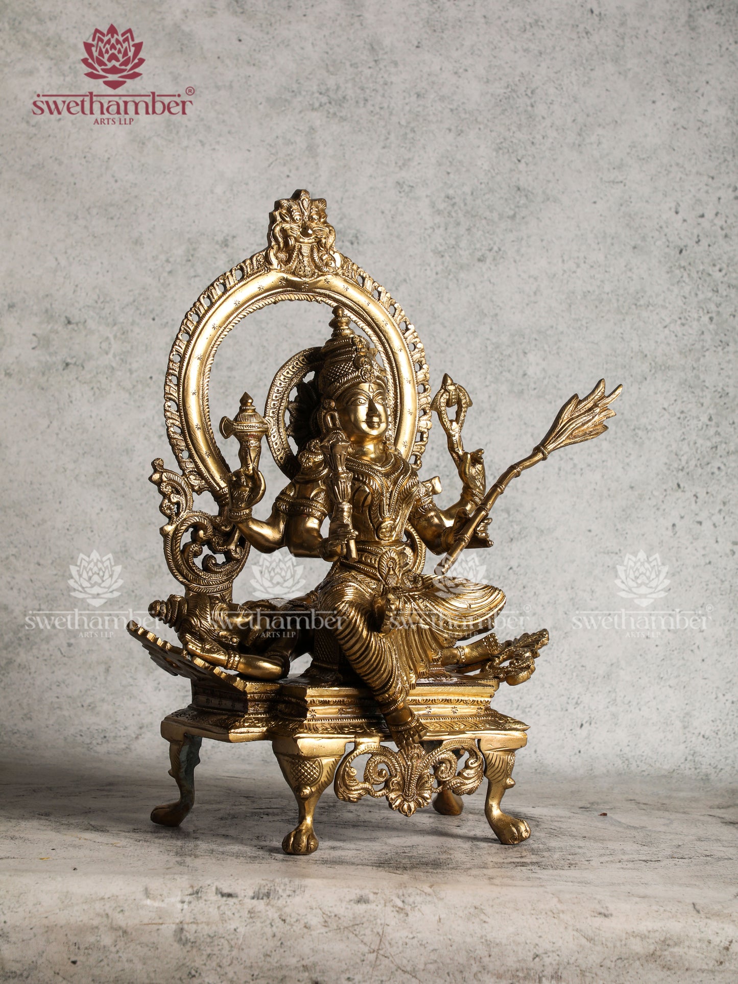 Sri Lalitha Tripura Sundari Idol in Bronze | Traditional Devi Murti