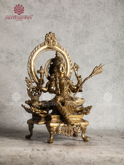 Sri Lalitha Tripura Sundari Idol in Bronze | Traditional Devi Murti