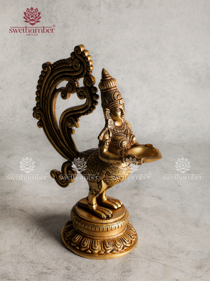 Garuda Deepa Brass Lamp